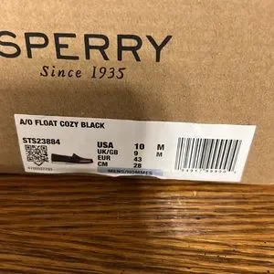 Sperry | Shoes | Sperry Mens Ao Float Cozy Blackslip On Size  display picture 1